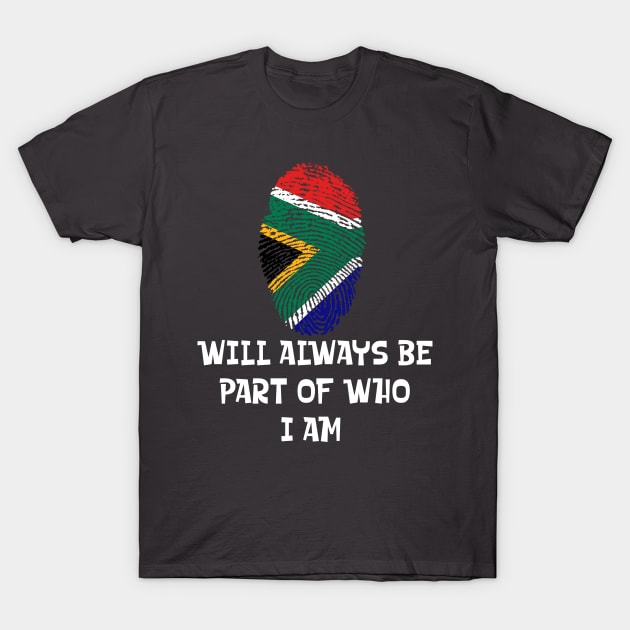 South African DNA Biometrics Part of Me T-Shirt by Antzyzzz